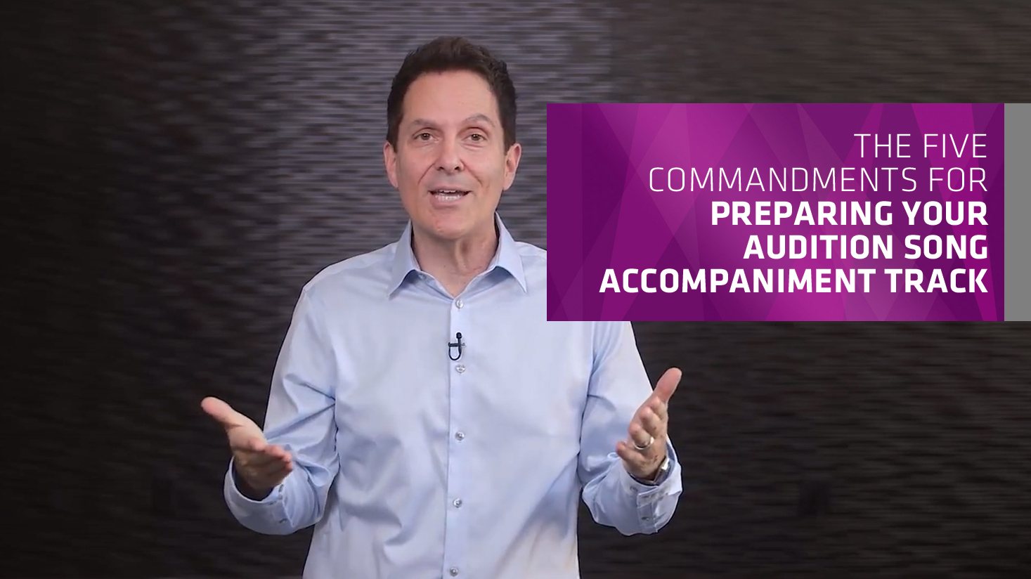 The Five Commandments for Preparing Your Accompaniment Tracks for Singers