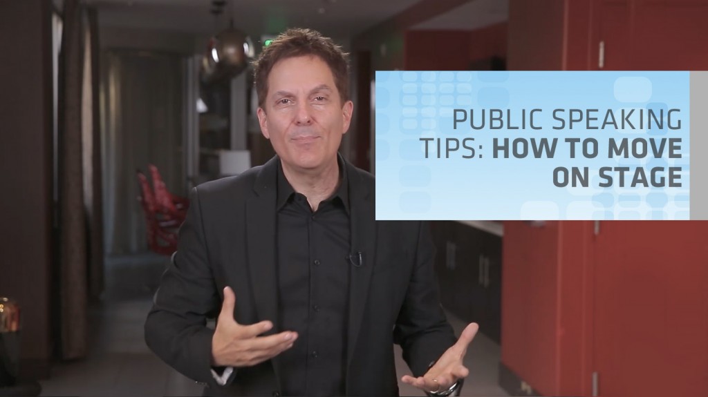 Public Speaking Tips: How to Move on Stage